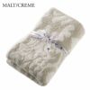 カシウェア/カシウエア ブランケット KASHWERE ハーフブランケット ダマスク柄 Half Blanket Damask BBCHDSK01(BB-75） 選べるカラー