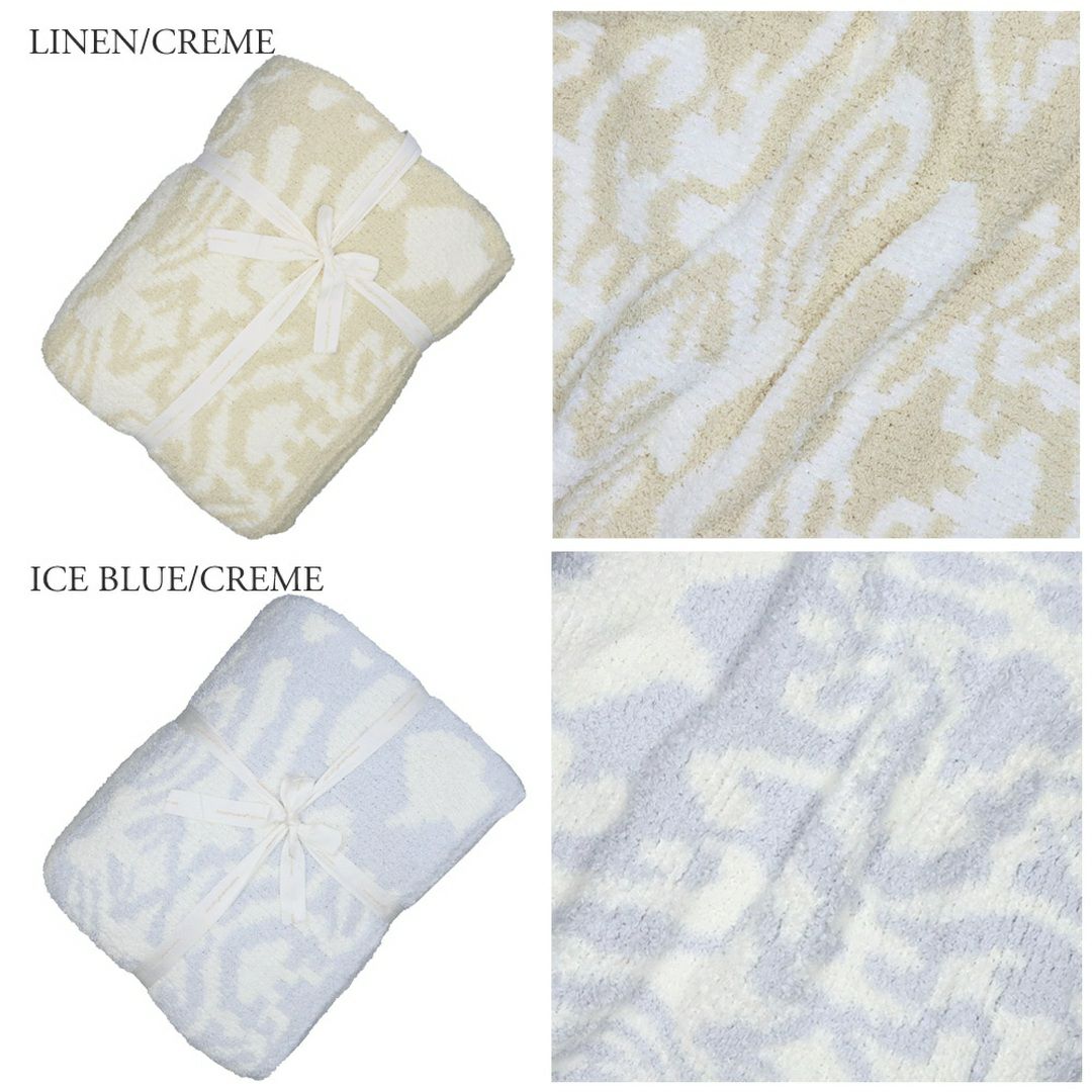 カシウェア/カシウエア KASHWERE ブランケット ダマスク柄 THCHDSK01 Damask Blanket 135×183(cm)