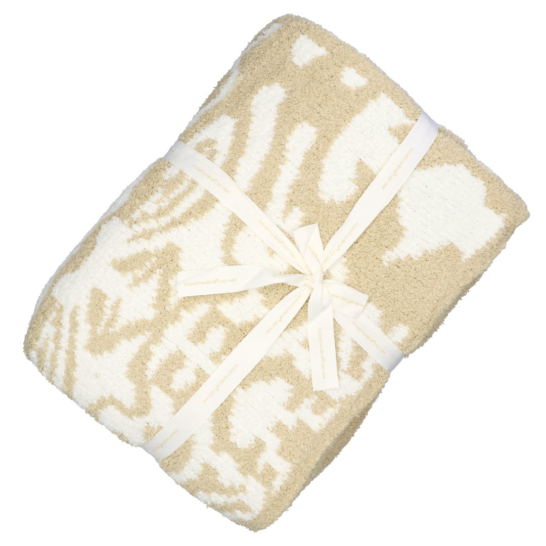 カシウェア/カシウエア KASHWERE ブランケット ダマスク柄 THCHDSK01 Damask Blanket 135×183(cm)