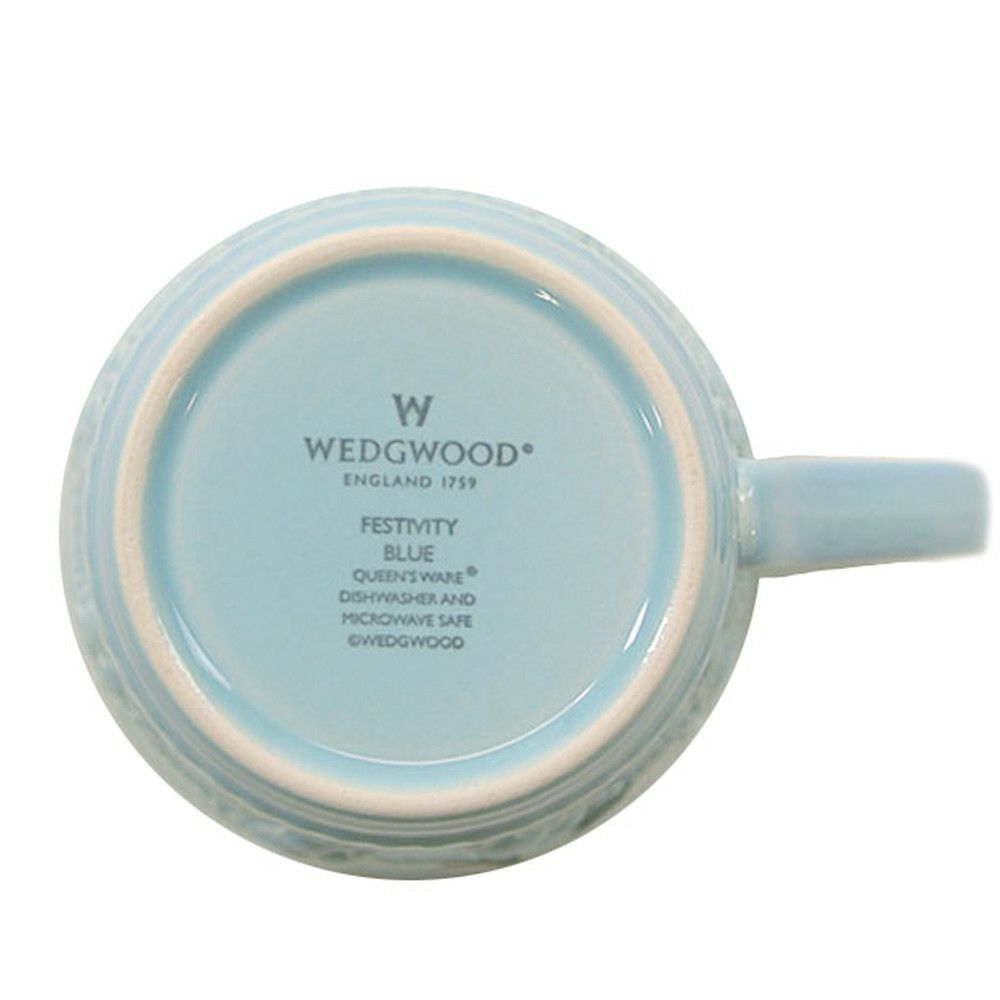 ウェッジウッド マグカップ WEDGWOOD フェスティビティ ブルー 350ml ブランドBOX付