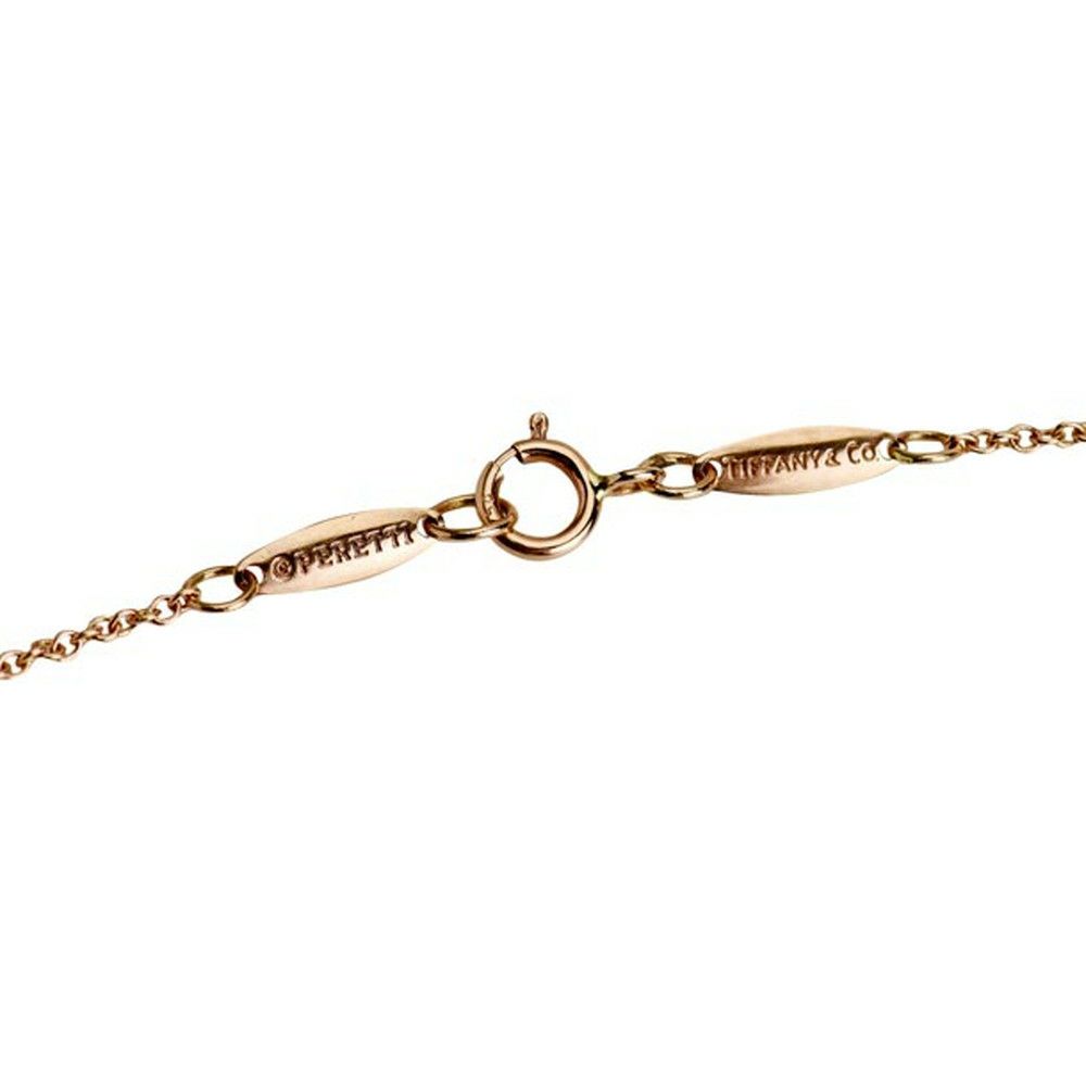 ティファニー ネックレス TIFFANY バイザヤード ペンダント ダイヤ 0.17ct 18Kローズゴールド 28274564