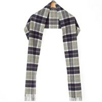 ジョンストンズ JOHNSTONS マフラー タータンチェック カシミア 180×25cm WA000016