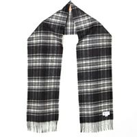 ジョンストンズ JOHNSTONS マフラー タータンチェック カシミア 180×25cm WA000016