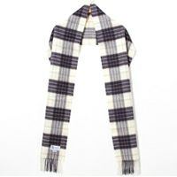 ジョンストンズ JOHNSTONS マフラー タータンチェック カシミア 180×25cm WA000016