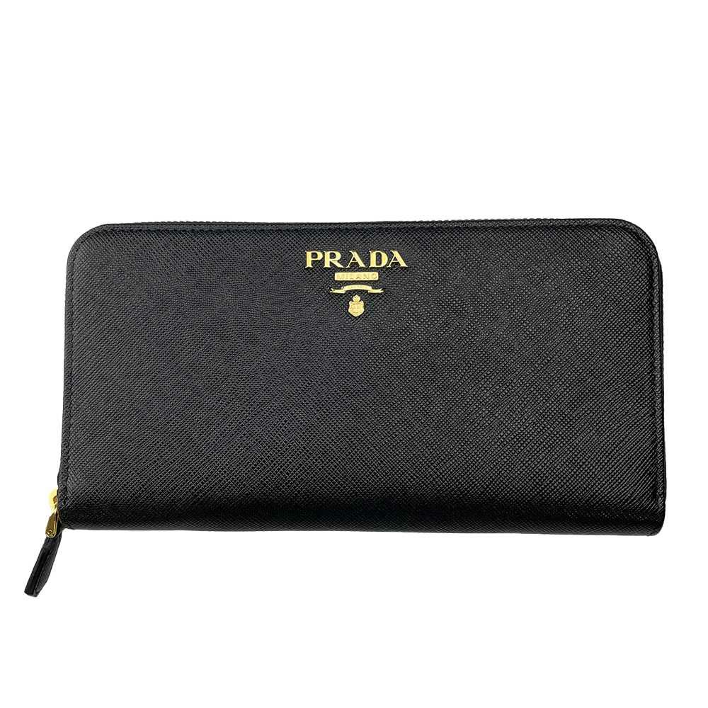 プラダ 長財布 PRADA：プラダ 1ML506 QWA F0002 SAFFIANO METAL NERO