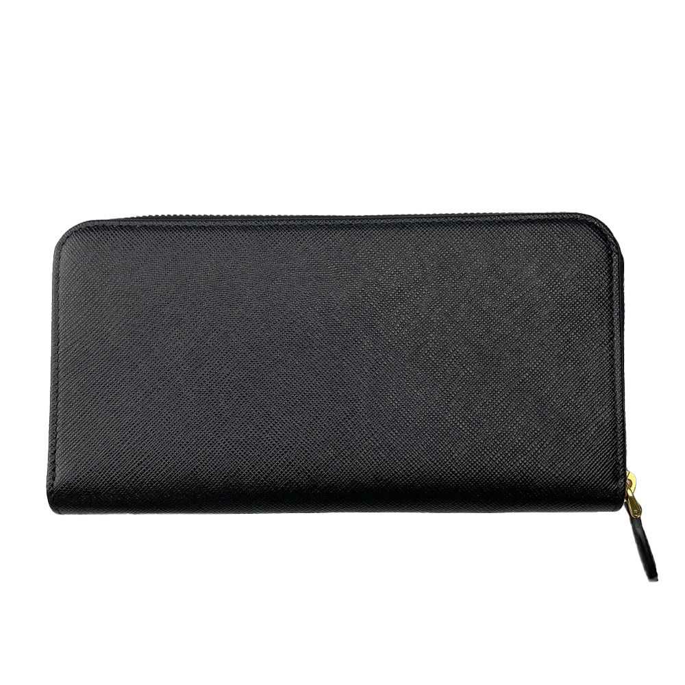 プラダ 長財布 PRADA：プラダ 1ML506 QWA F0002 SAFFIANO METAL NERO