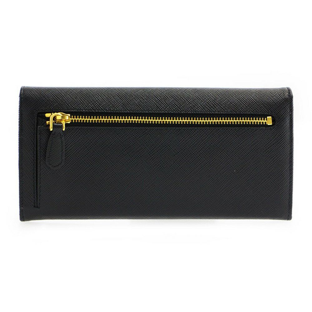プラダ 財布 長財布 PRADA 1MH132 【SAFFIANO METAL ORO】 NERO