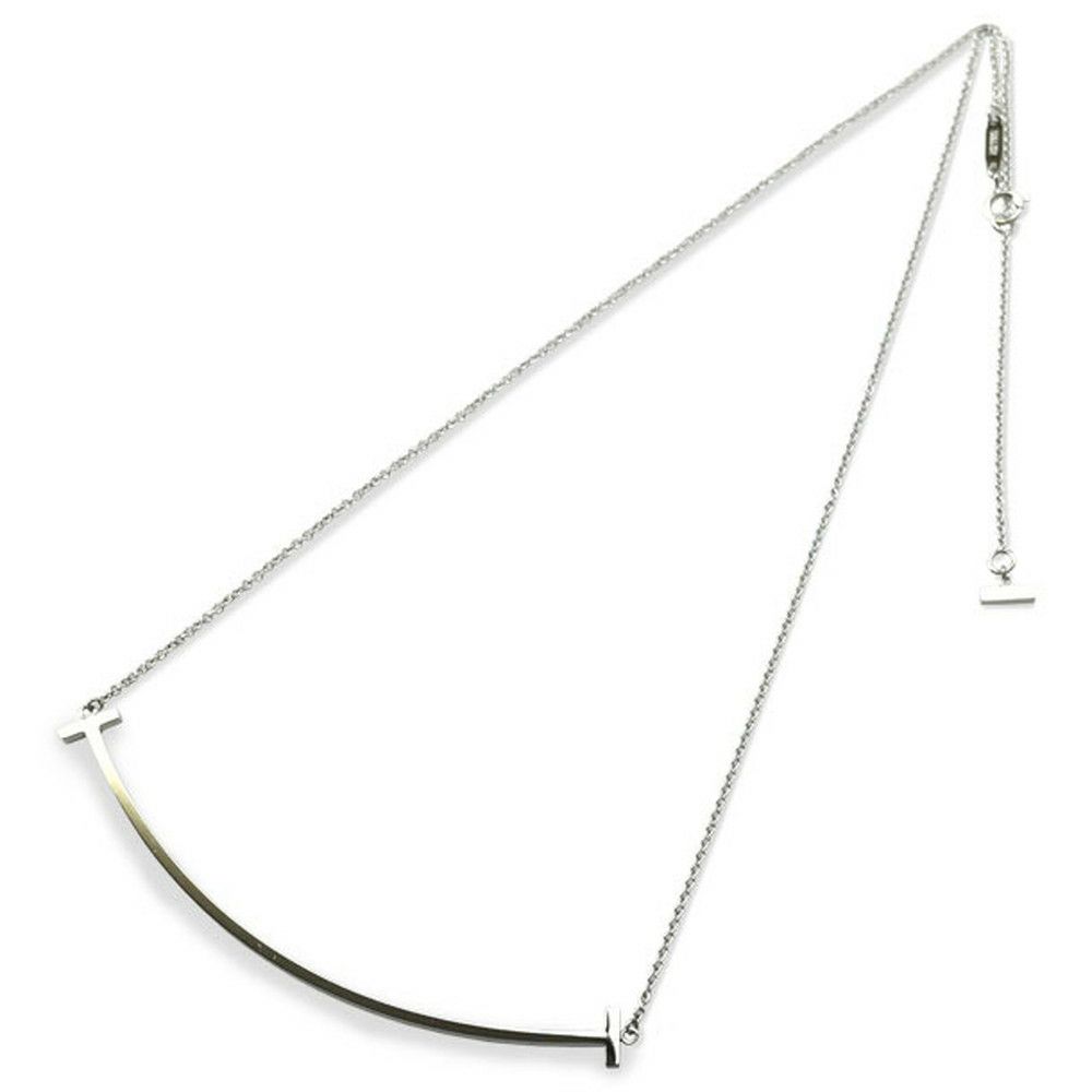 ティファニー ネックレス TIFFANY 【tiffany-Tスマイル】 ペンダント 18Kホワイトゴールド 34775346 Tiffany&co.：ティファニー