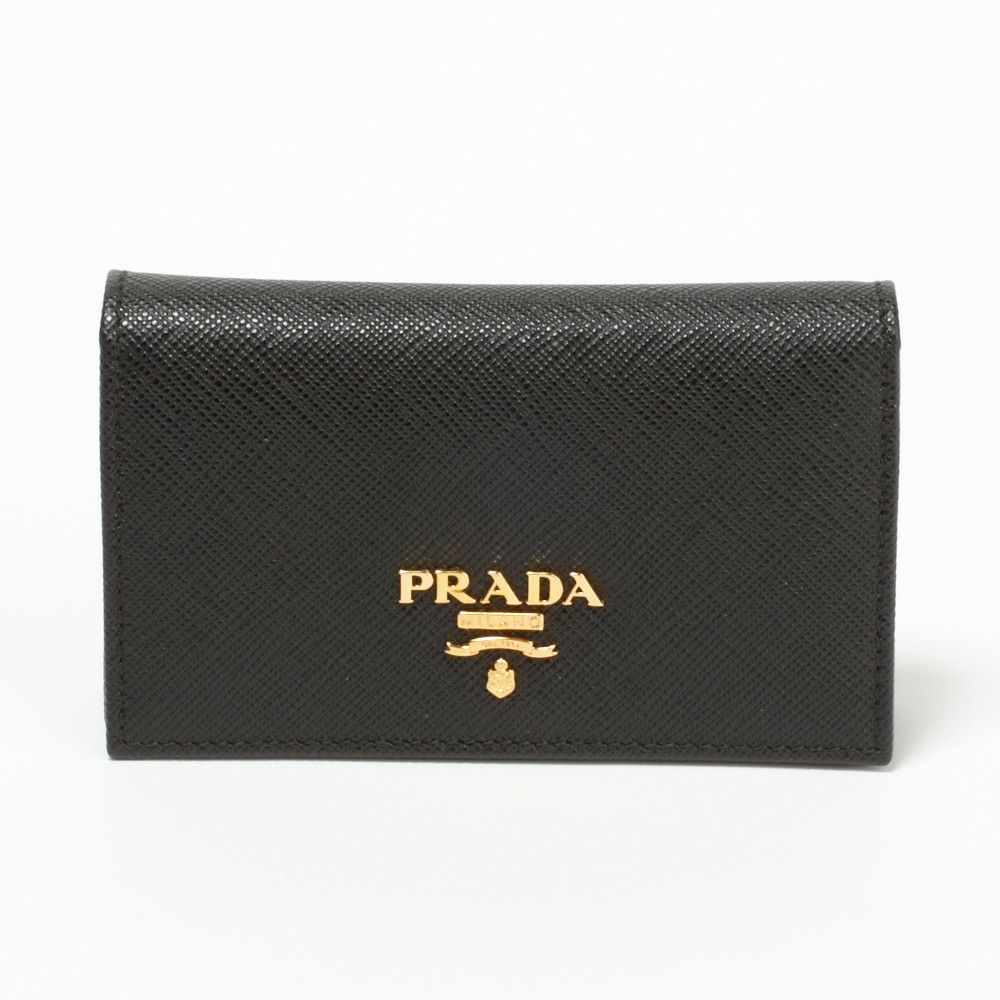 プラダ カードケース PRADA：プラダ 1MC122 QWA NERO 【SAFFIANO METAL ORO】 | 海外ブランド・ファッション通販  | X-SELL エクセル