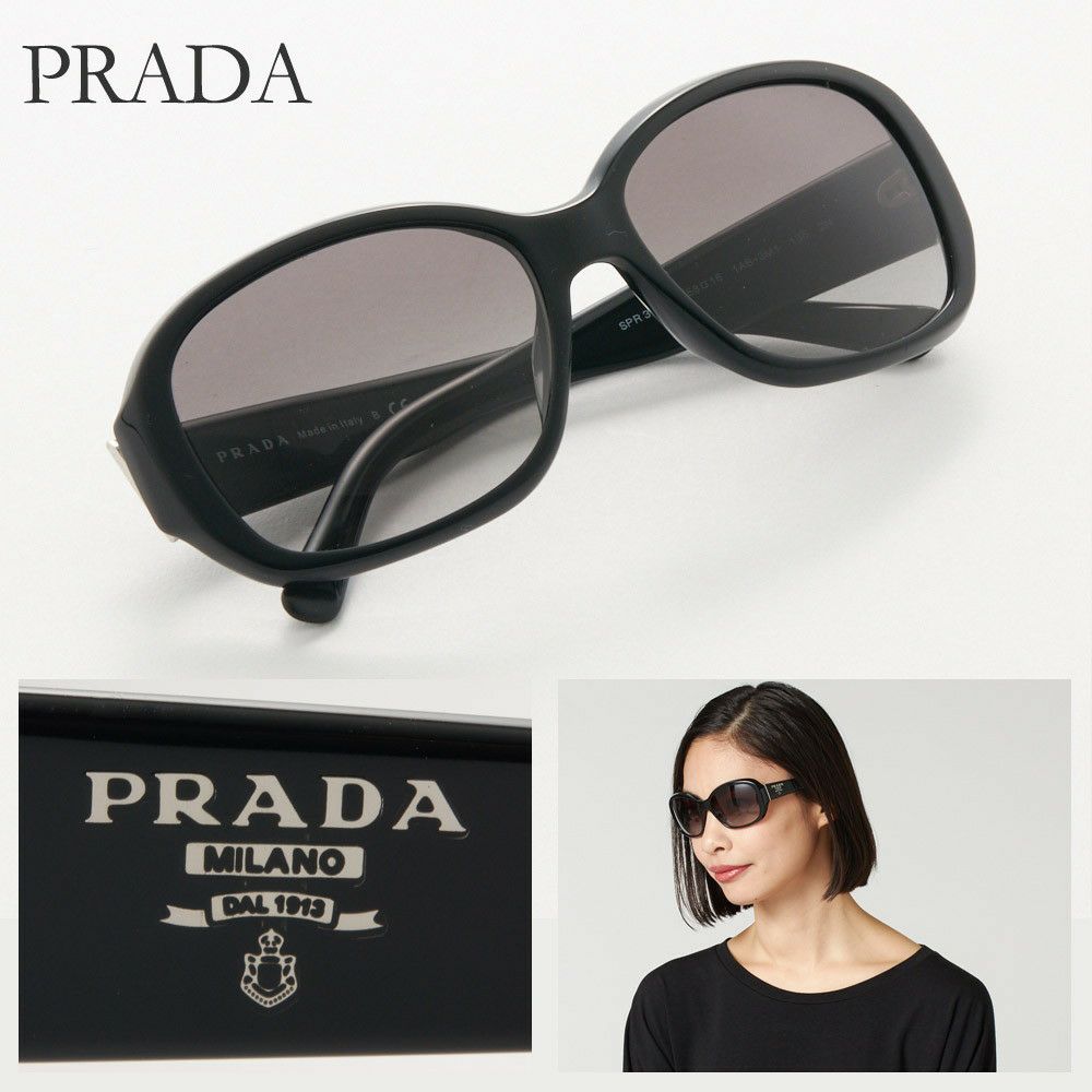 プラダ Prada サングラス メンズ レディース Pr01osa 1ab3m1 ブラック系 海外ブランド ファッション通販 X Sell エクセル