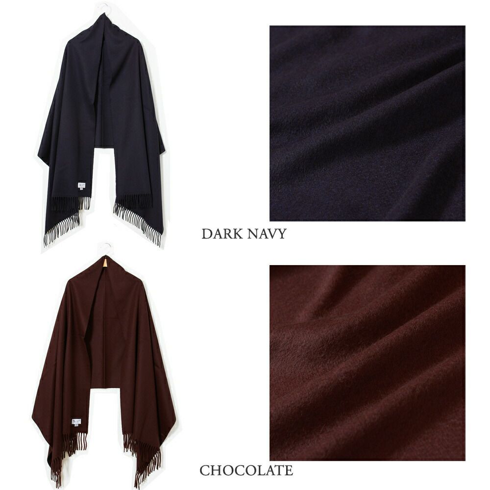 ジョンストンズ JOHNSTONS ストール カシミヤ(無地) 大判 190×70cm WA000056