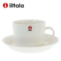 イッタラ ティー/コーヒー兼用 カップ&ソーサー IITTALA ティーマ ホワイト7253