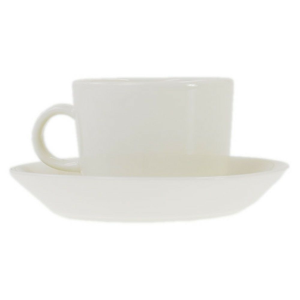 イッタラ ティー/コーヒー兼用 カップ&ソーサー IITTALA ティーマ ホワイト7253