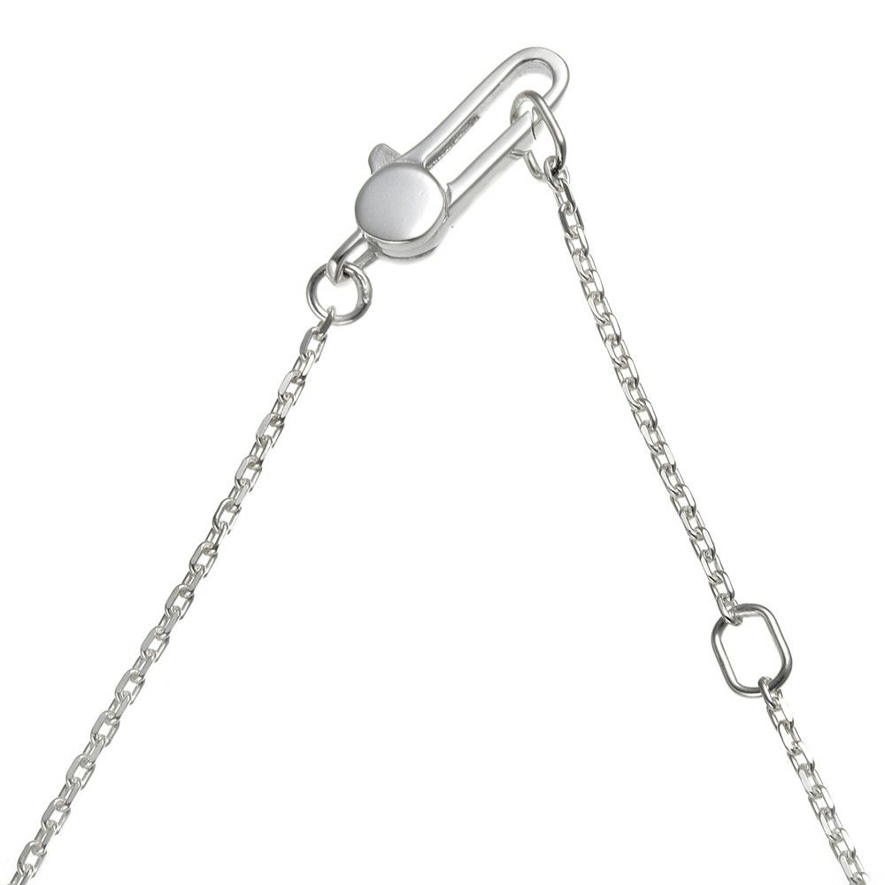 グッチ ネックレス GUCCI 223514 J8400 8106 シルバー スクエアプレート