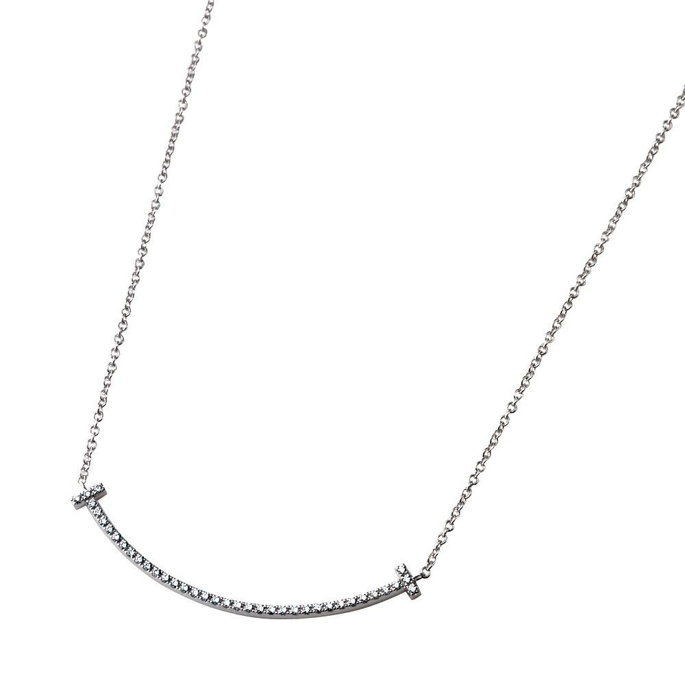 ティファニー TIFFANY ネックレス Tスマイル スモール 63058785