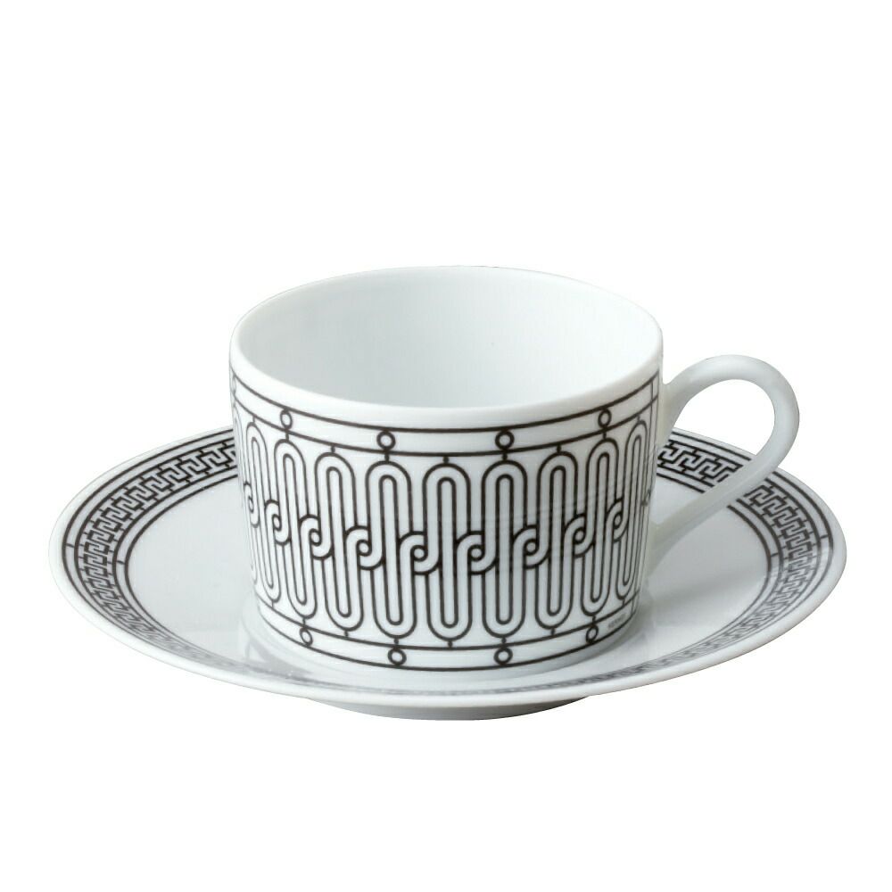 エルメス ティーカップ&ソーサー HERMES Hデコ (37016)