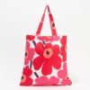 マリメッコ エコBAG トートバッグ MARIMEKKO 067572 001 レッド×ホワイト PIENI UNIKKO ピエニ ウニッコ