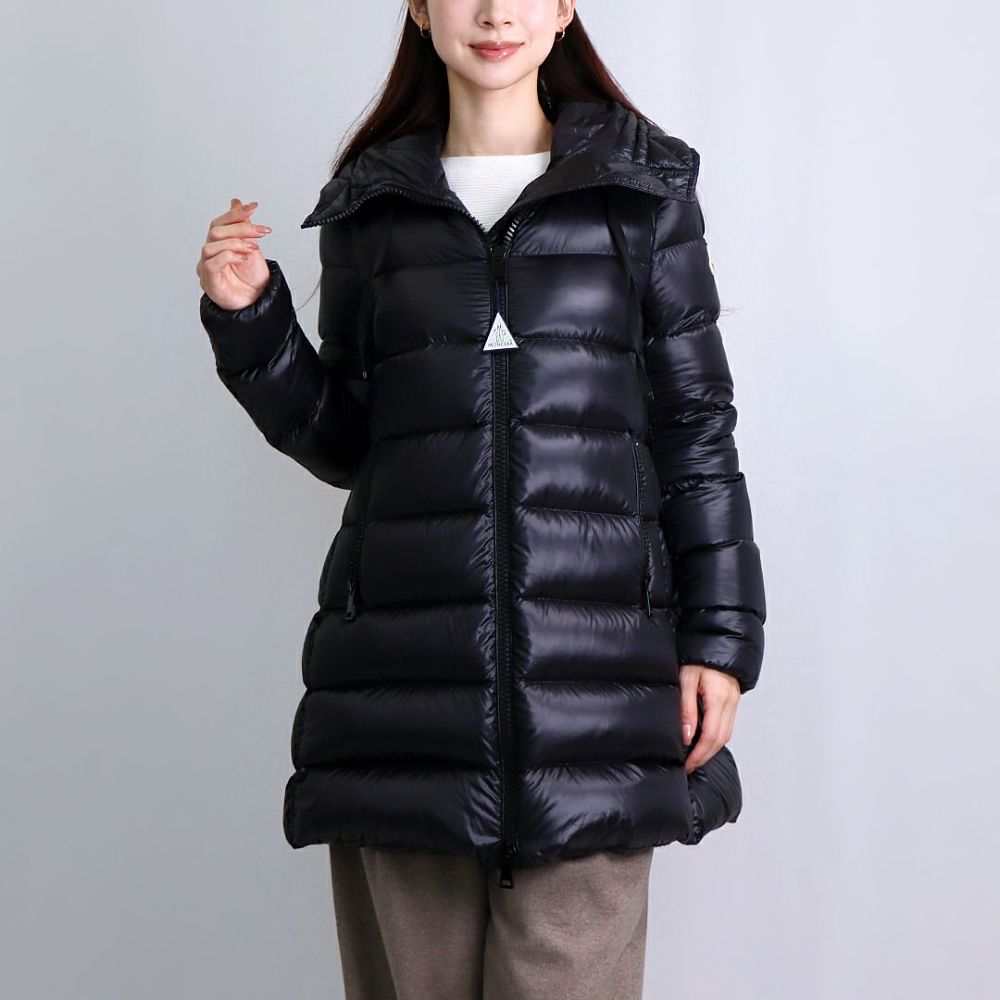 モンクレール レディース ハーフコート SUYEN 1B200 00 53052 BLACK（999） MONCLER