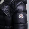 モンクレール レディース ハーフコート SUYEN 1B200 00 53052 BLACK（999） MONCLER