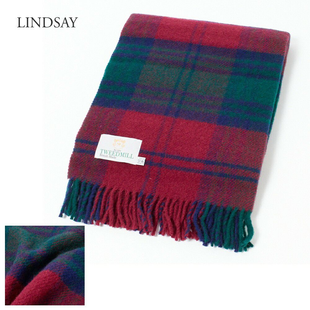 ツイードミル ブランケット ストール THTAK 70×183 ウール 選べるカラー TWEEDMILL