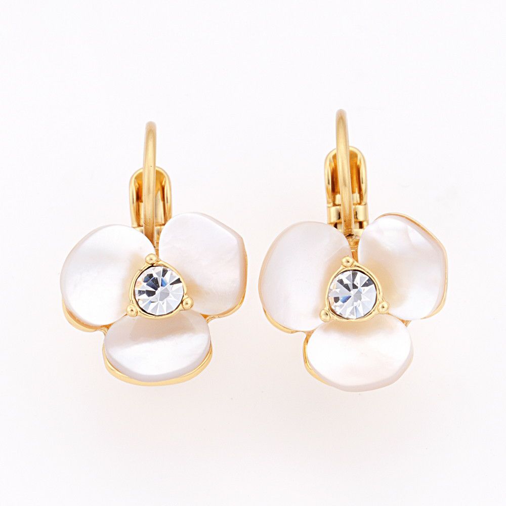 ケイトスペード KATE SPADE ピアス WBRU6730 110 DISCO PANSY LEVERBACKS