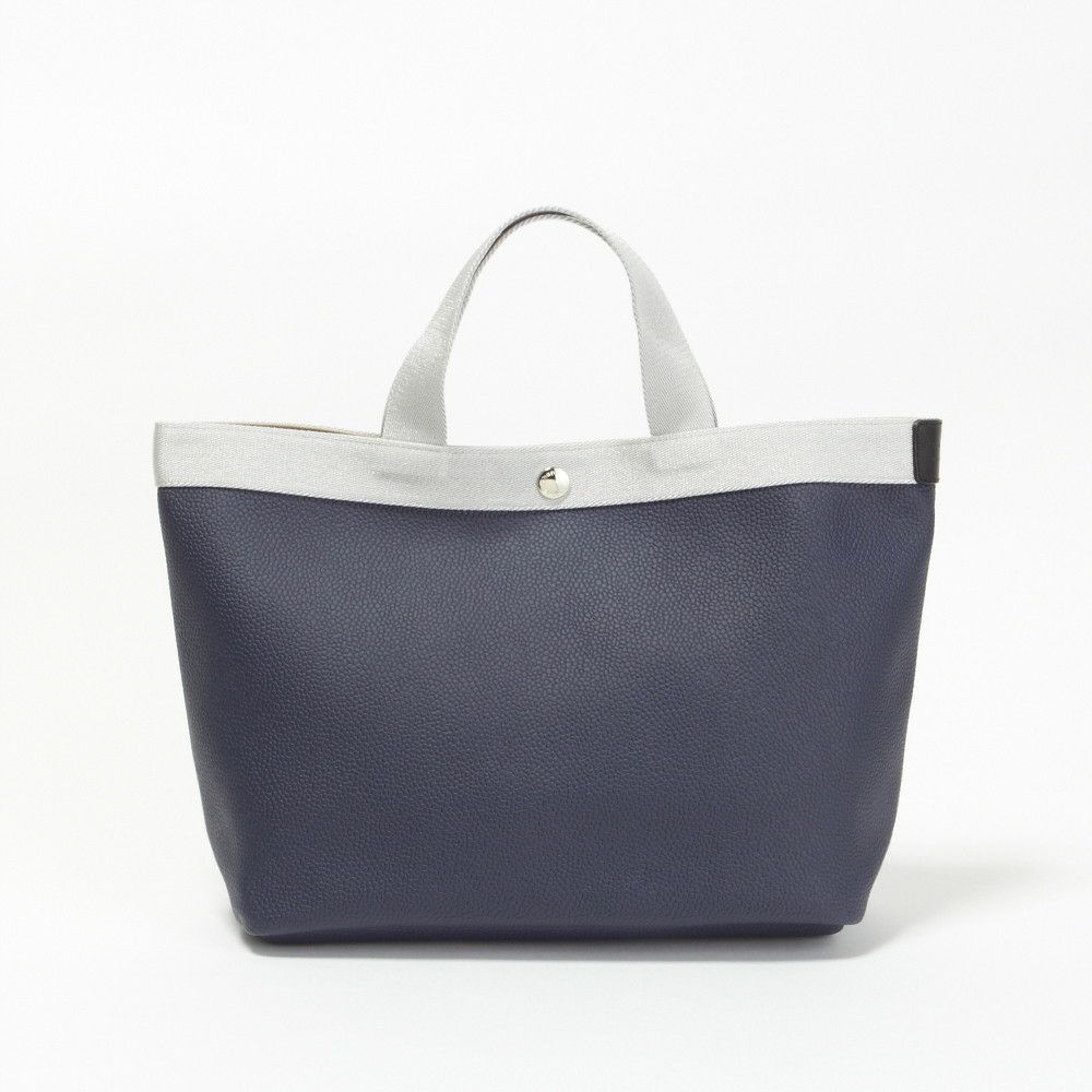 エルベシャプリエ HERVE CHAPELIER バッグ トートバッグ 704GP リュクススクエアトートB5サイズ（M） 19N81 NAVY ARGENT