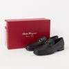 フェラガモ FERRAGAMO 靴 メンズ ビジネスシューズ GRANDIOSO 0642848 MUFLONE SOFT NERO