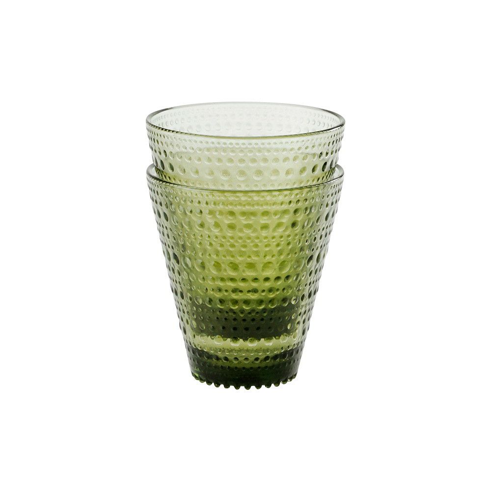 イッタラ IITTALA グラス ペア タンブラー 366097 KASTEHELMI カステヘルミ モスグリーン 300ml 2個セット