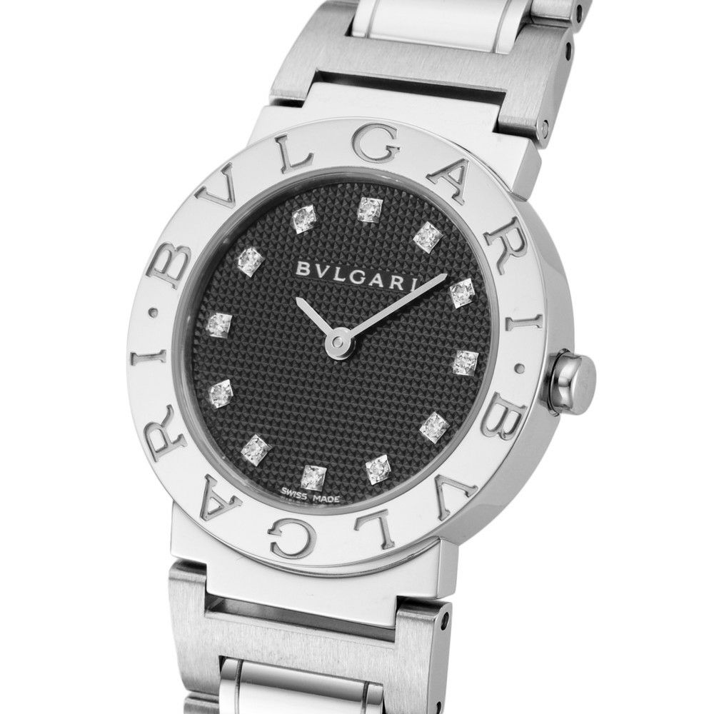 ブルガリ BVLGARI 腕時計 レディースウォッチ ブラック×シルバー 26mm  