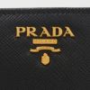 プラダ PRADA 折財布 【サフィアーノメタル：SAFFIANO METAL】 1ML018 QWA ブラック(F0002/NERO)