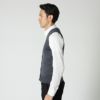 ジョンスメドレー メンズ ニットベスト JOHN SMEDLEY HUNTSWOOD WAISTCOAT グレー系（CHARCOAL)