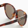 グッチ GUCCI サングラス レディース メンズ 0419/SA 002 56 ブラウン系