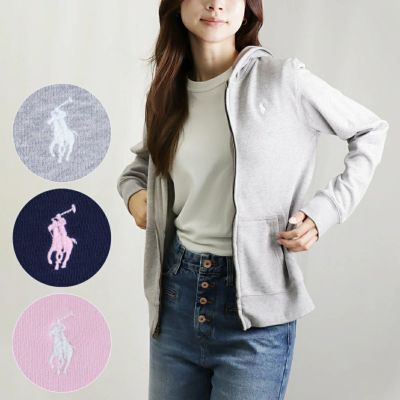 ポロ ラルフローレン レディース ガールズライン ジップパーカー POLO RALPH LAUREN 313698766