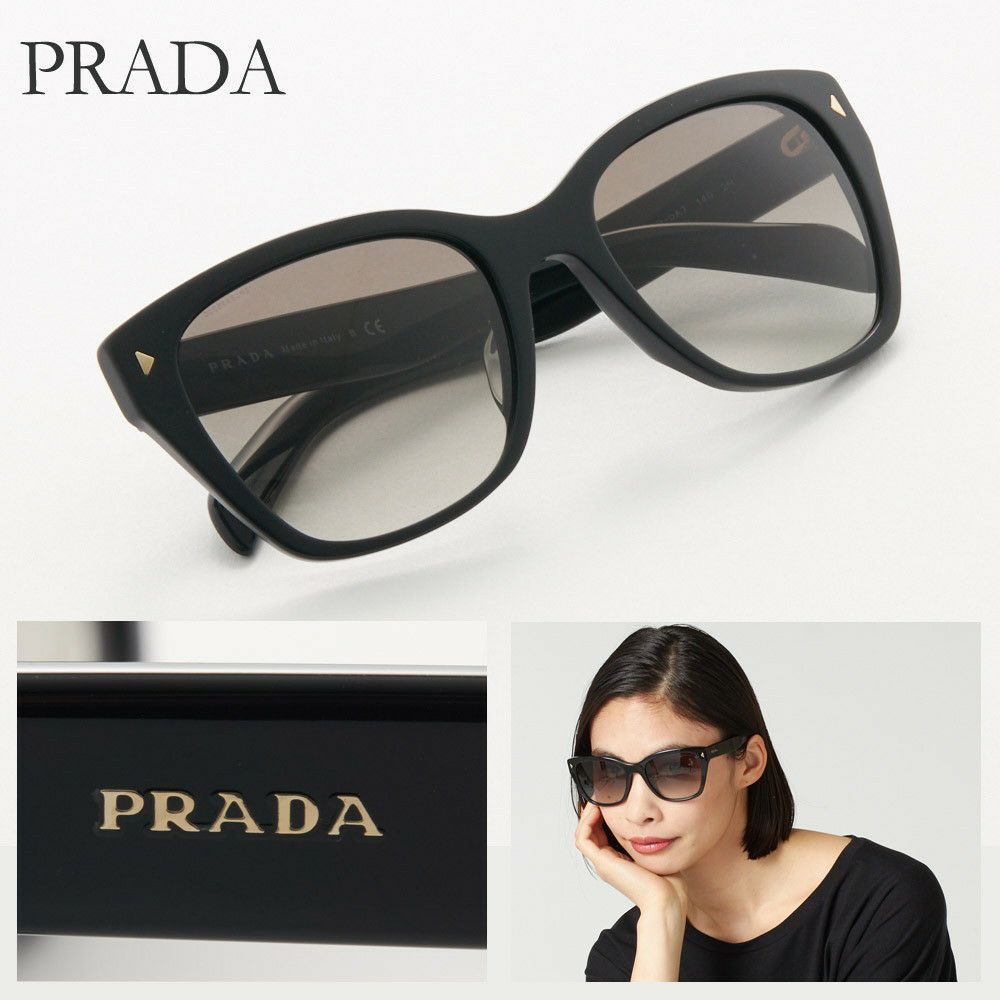 Prada プラダ サングラス レディース 09ssf 1ab 0a7 ブラック 海外ブランド ファッション通販 X Sell エクセル Prada プラダ サングラス レディース 09ssf 1ab 0a7 ブラック 海外ブランド ファッション通販 X Sell エクセル