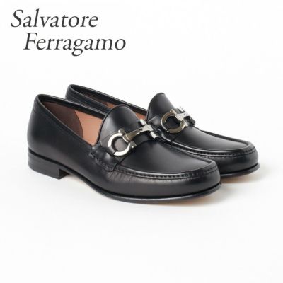 フェラガモ 靴 メンズ ビジネスシューズ ローファー Ferragamo Bleeker 02b0 ブラック Nero 海外ブランド ファッション通販 X Sell エクセル