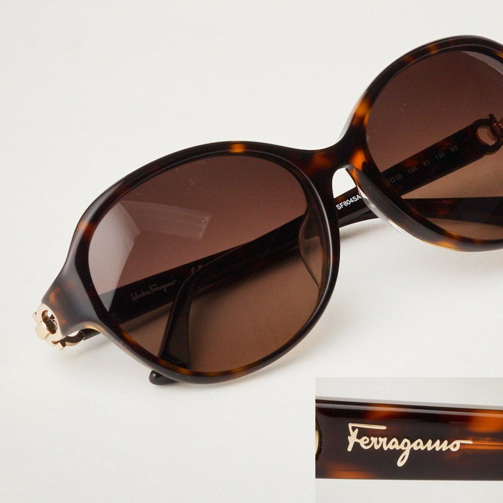 フェラガモ FERRAGAMO サングラス レディース メンズ 804SA ブラウン系(214/TORTOISE)