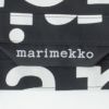 マリメッコ MARIMEKKO トートバッグ 47312 ブラック×ホワイト系(911/BLACK/OFF WHITE)