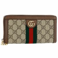 グッチ GUCCI 長財布 【OPHIDIA：オフィディア】 523154 96IWG 8745 ブラウン系(B.EB/N.ACERO/VRV)