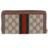 グッチ GUCCI 長財布 【OPHIDIA：オフィディア】 523154 96IWG 8745 ブラウン系(B.EB/N.ACERO/VRV)