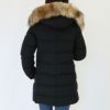 ピレネックス レディース ダウンコート GRENOBLE FUR：グルノーブル HWS020P ブラック PYRENEX