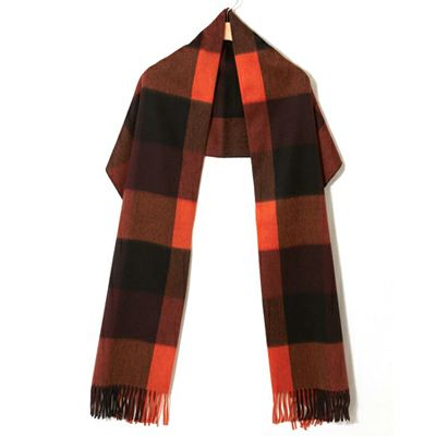 ジョシュアエリス JOSHUA ELLIS ストール 大判ストール PRIMARY BLACK WATCH STOLE カシミヤ 190×70cm