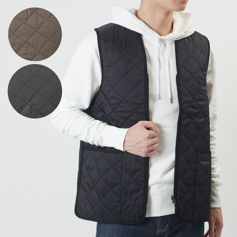 バブアー メンズ ベスト BARBOUR MLI0001 QUILTED WAISTCOAT/Z LINER 選べるカラー