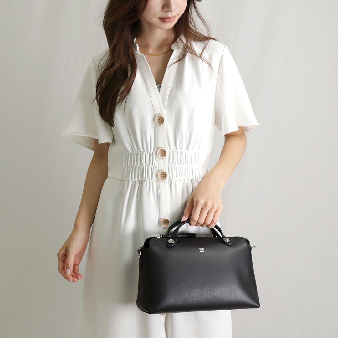 フェンディ 2WAYバッグ 【BY THE WAY：バイザウェイ】 8BL146 1D5 ブラック(F0GXN BLACK+PALLADIUM) FENDI