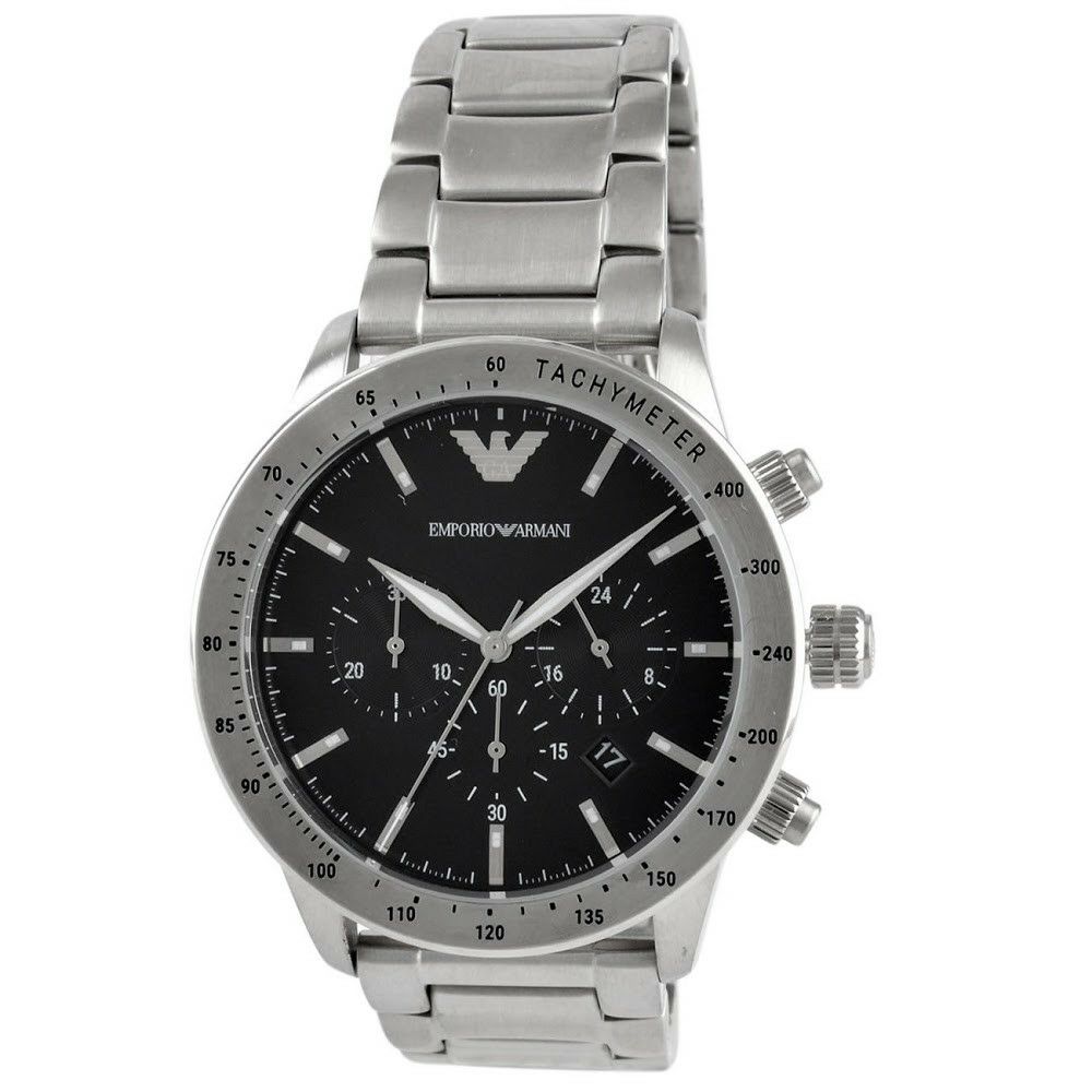 エンポリオアルマーニ 腕時計 メンズウォッチ Ar Black Silver Emporio Armani 海外ブランド ファッション通販 X Sell エクセル