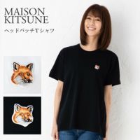 メゾンキツネ レディースTシャツ AW00103K FOX HEAD PATCH 選べるカラー MAISON KITSUNE