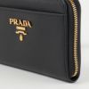 プラダ キーケース コインケース 1PP122 QWA 【SAFFIANO METAL】 ブラック(F0002/NERO) PRADA