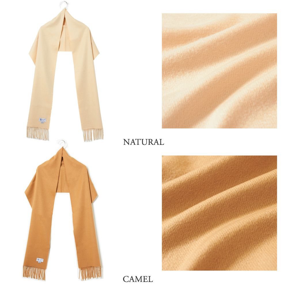 ジョンストンズ JOHNSTONS ストール/マフラー カシミア(無地) 中判 190×35cm WA000057