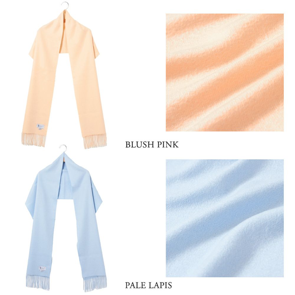 ジョンストンズ JOHNSTONS ストール/マフラー カシミア(無地) 中判 190×35cm WA000057