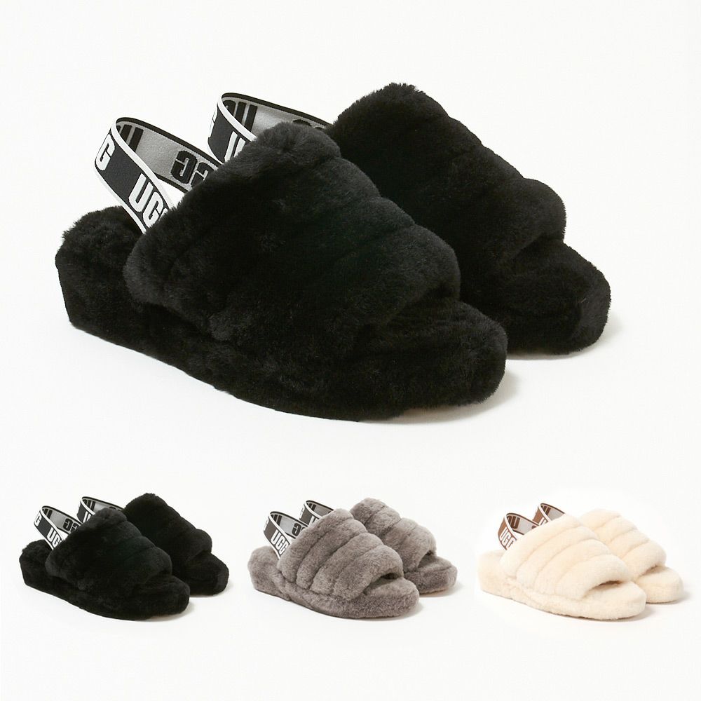 アグ レディース サンダル ルームシューズ 【FlLUFF YEAR SLIDE：フラッフ イヤー スライド】 1095119 選べるカラー UGG