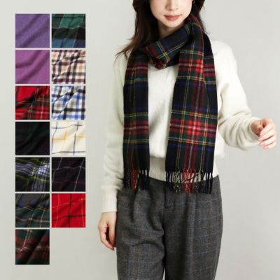 2022年秋冬新作 ジョンストンズ ストール/マフラー カシミア(無地) 中 ...